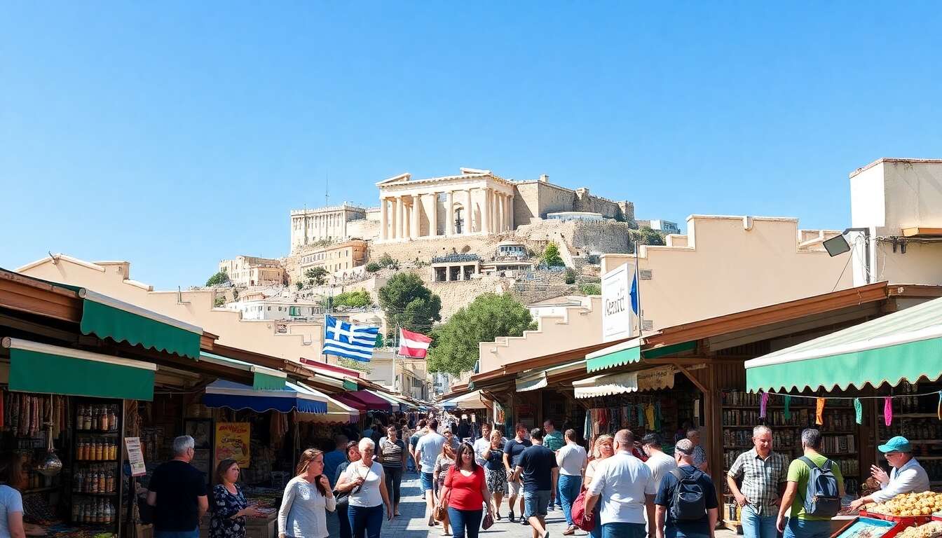 Balade animée à monastiraki Balade animée à monastiraki