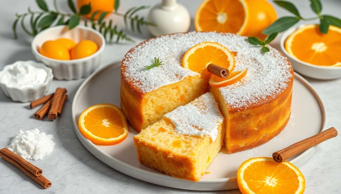 Recette authentique de Portokalopita : gâteau grec à l'orange