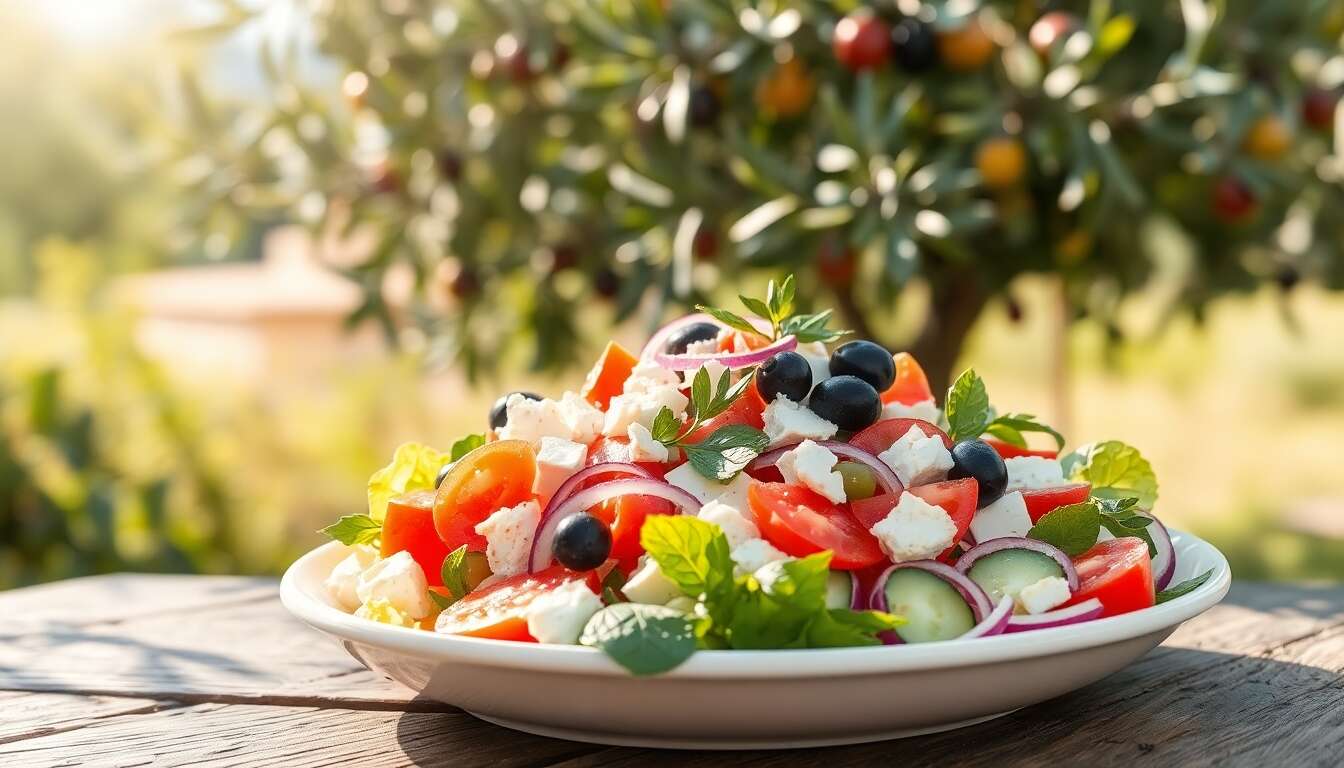 Variations modernes de la salade grecque