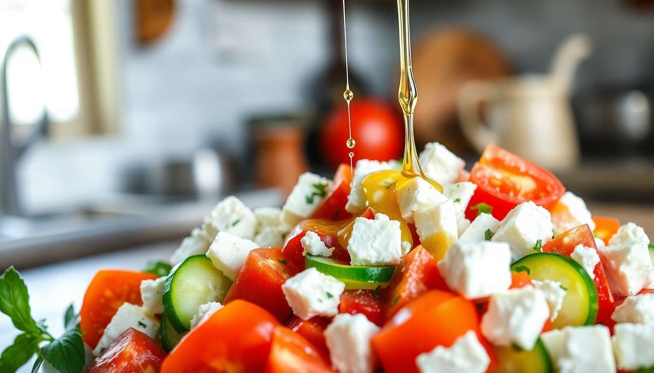 Astuces pour une vinaigrette grecque r&eacute;ussie