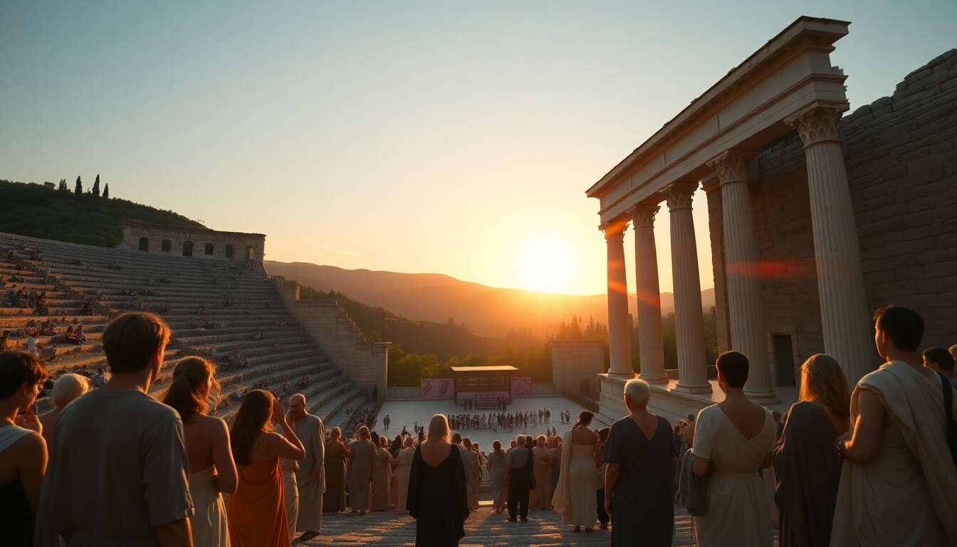 Le th&eacute;&acirc;tre d'epidaure : un lieu embl&eacute;matique