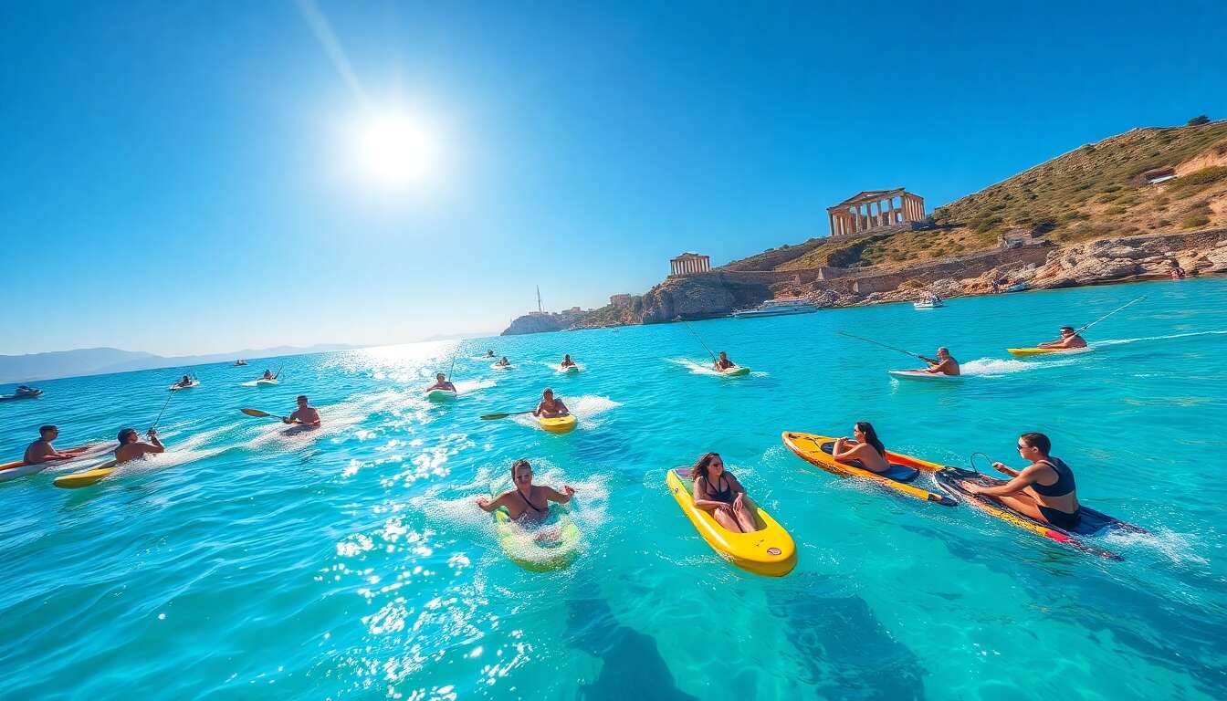 Découverte des sports nautiques à rhodes Découverte des sports nautiques à rhodes