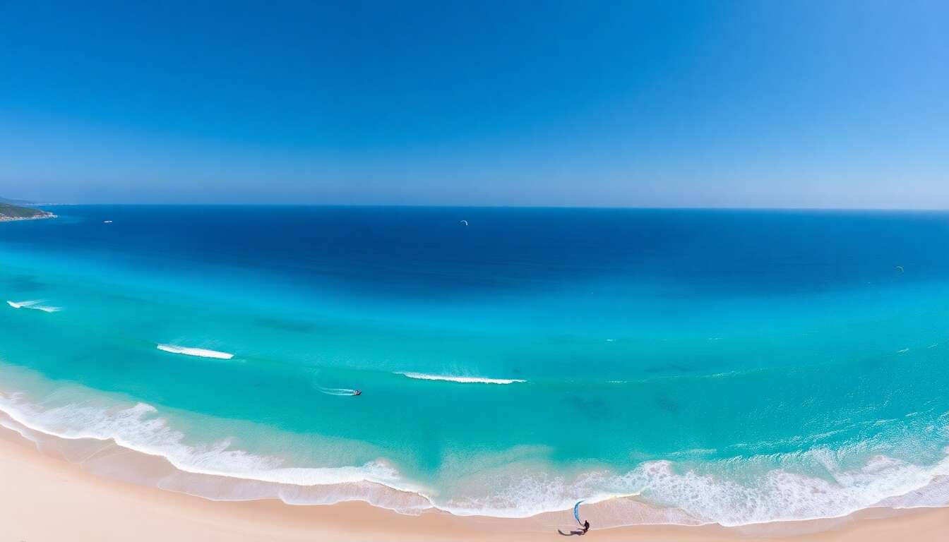Chalikounas beach : l'oasis des amateurs de kitesurf Chalikounas beach : l'oasis des amateurs de kitesurf