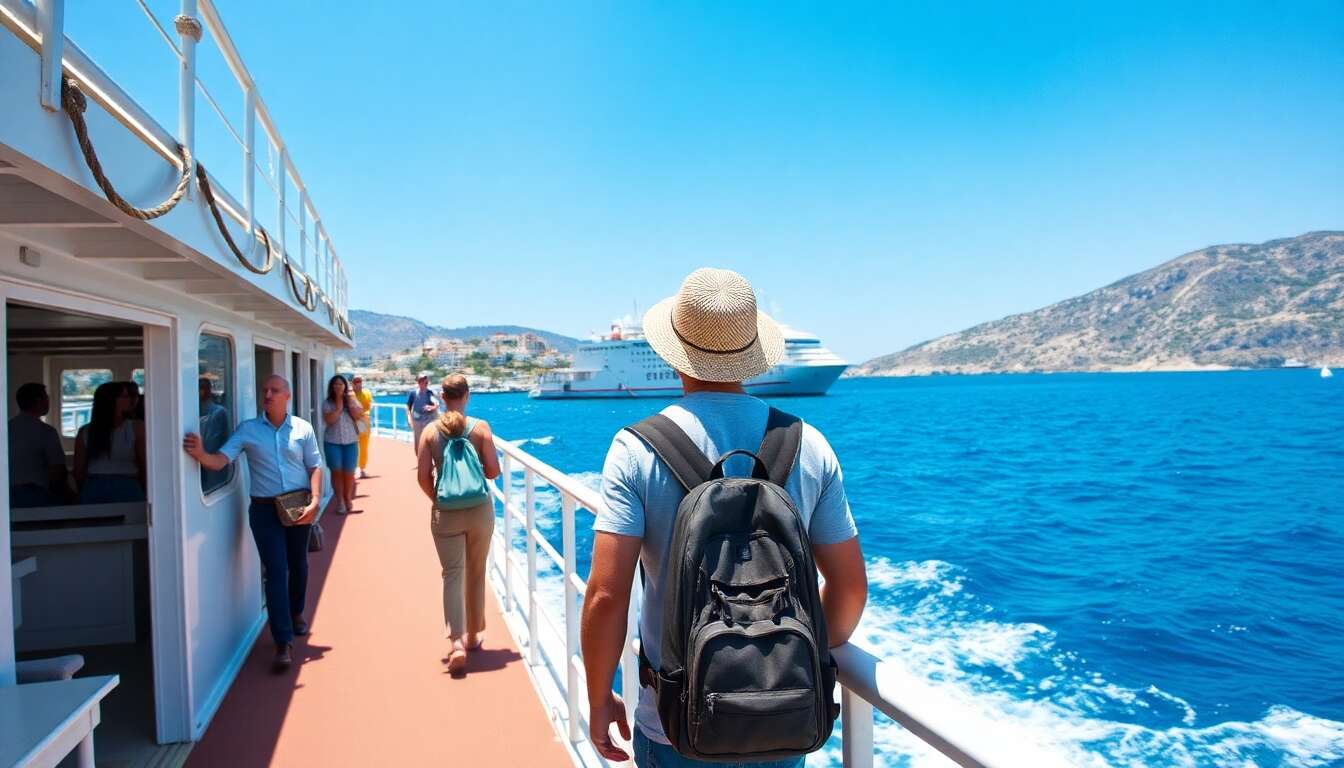 Se d&eacute;placer sur l'&icirc;le de paros