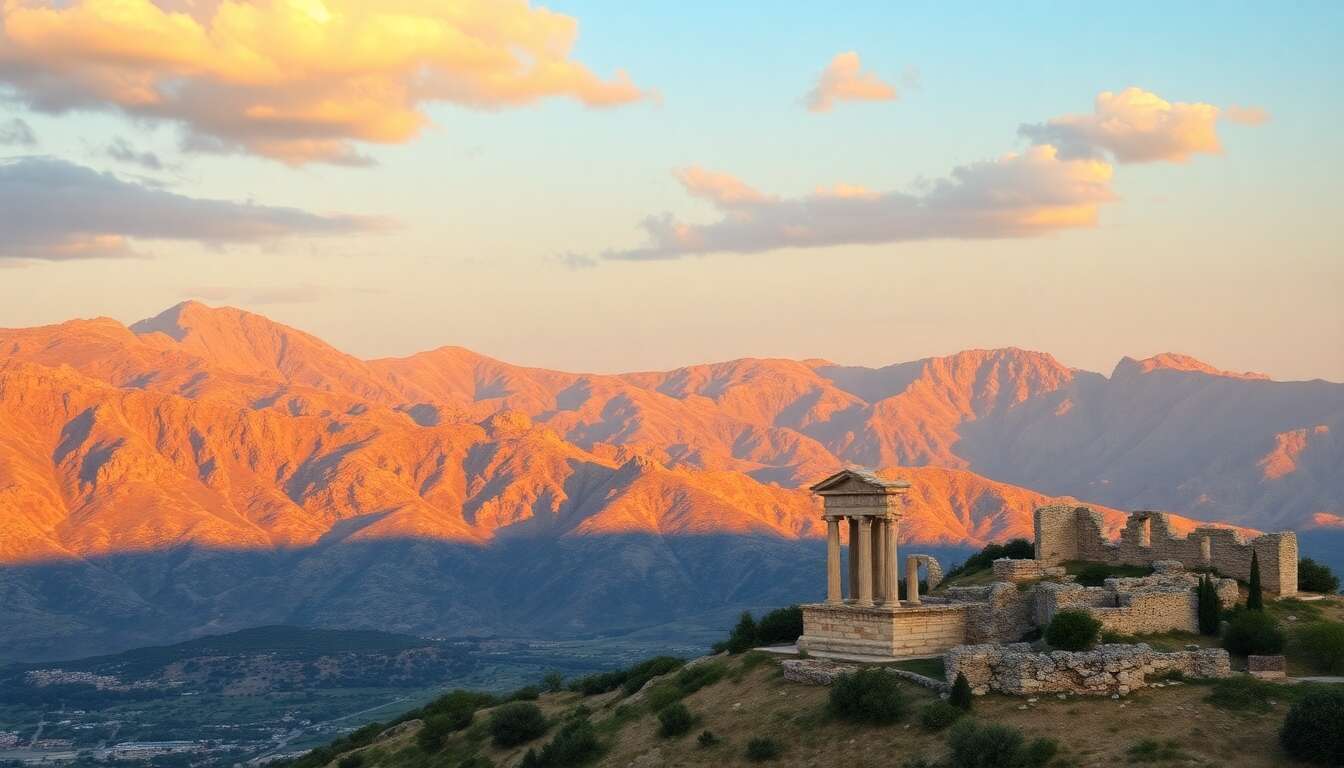Les secrets de la gr&egrave;ce continentale : entre montagnes et histoire