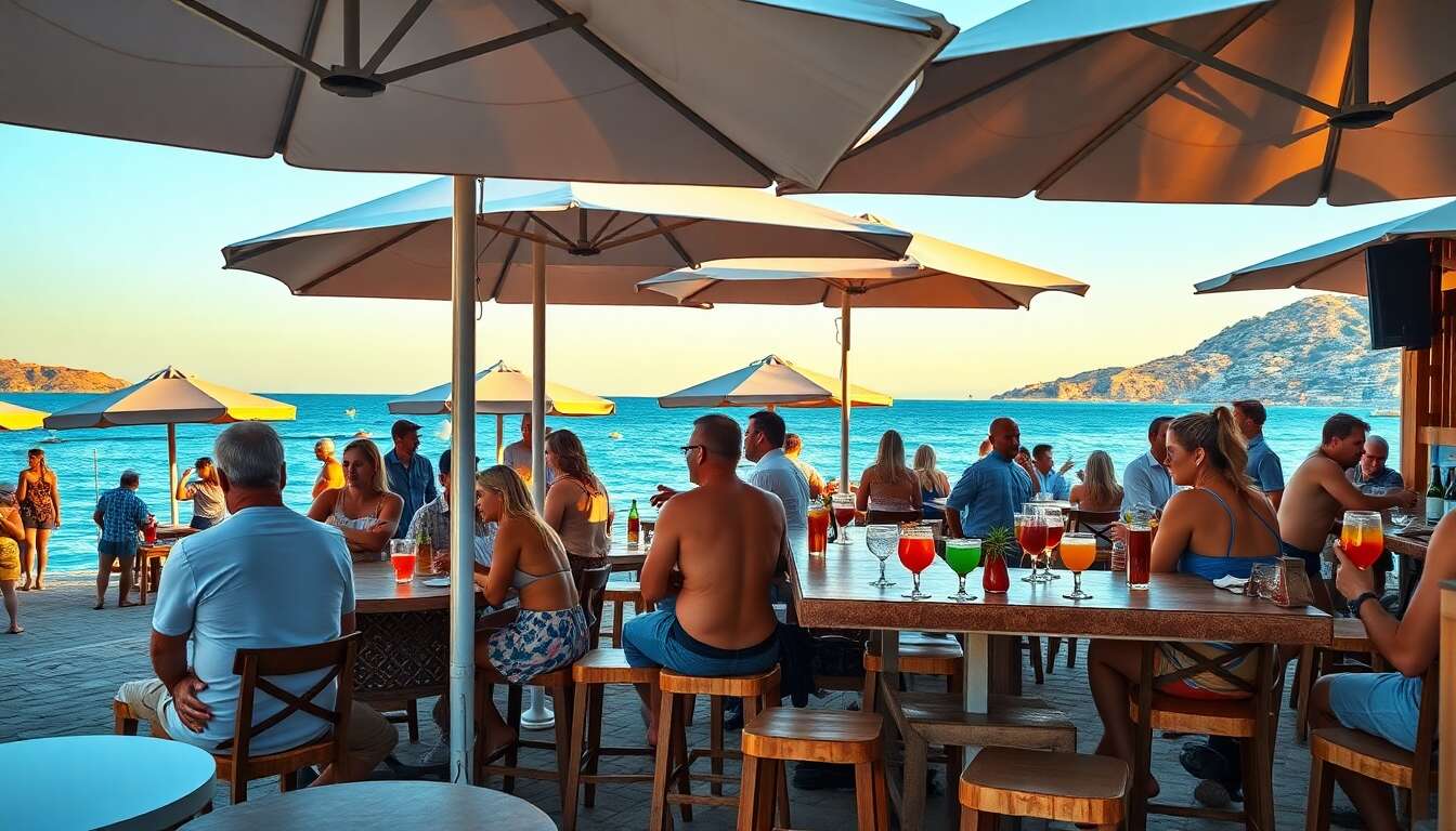 Les incontournables bars de plage à plaka Les incontournables bars de plage à plaka