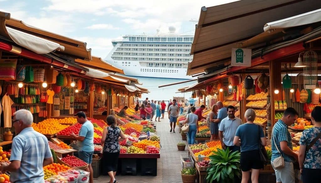 Marchés locaux : escales de croisière
