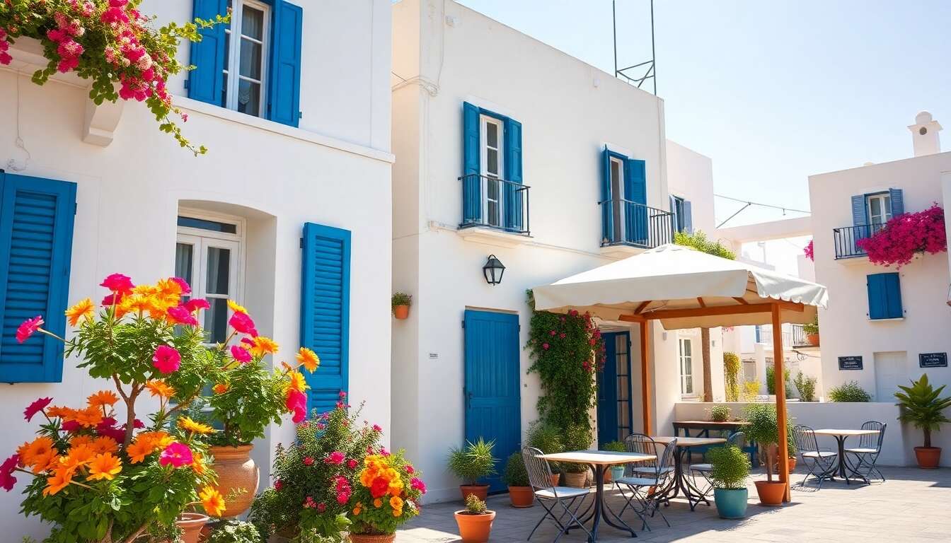 H&ocirc;tels &eacute;conomiques au c&oelig;ur de mykonos