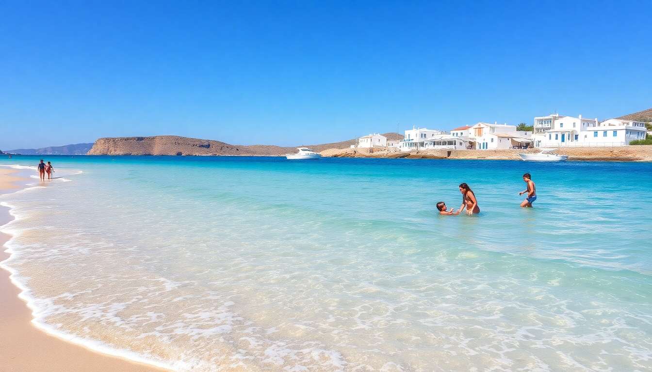 Les plus belles plages familiales des cyclades