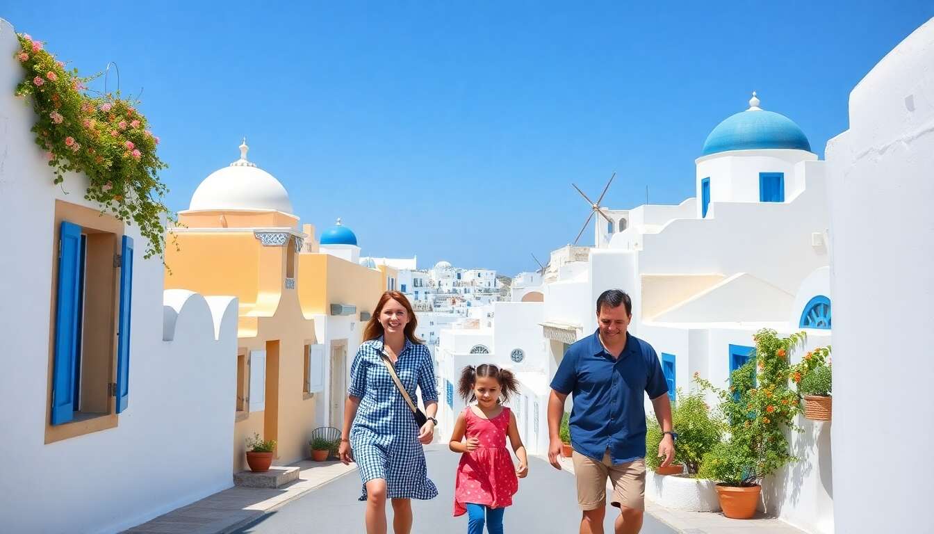 D&eacute;couvrir santorin : une destination familiale id&eacute;ale