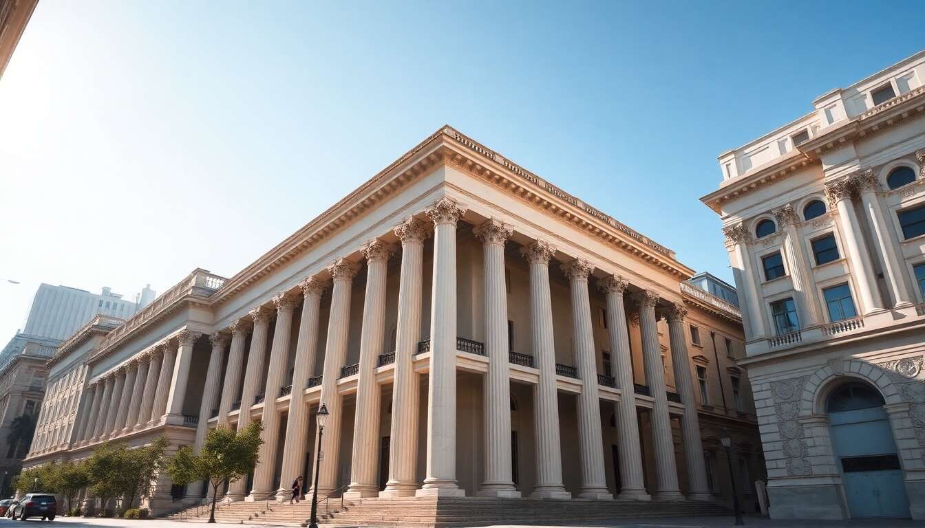 Principales caract&eacute;ristiques de l'architecture n&eacute;oclassique