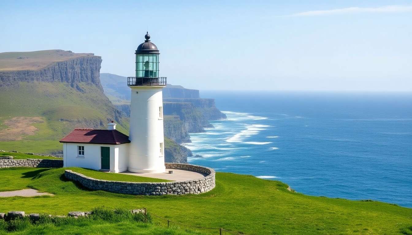 Rencontre avec le phare d'inisheer en irlande Rencontre avec le phare d'inisheer en irlande