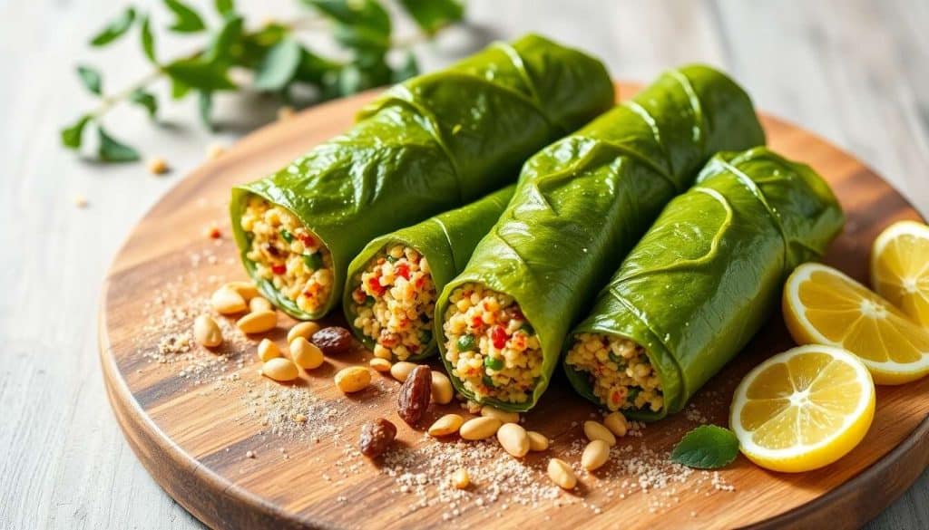 Savoureux rouleaux de vignes : une version au quinoa pour les amateurs de grains anciens