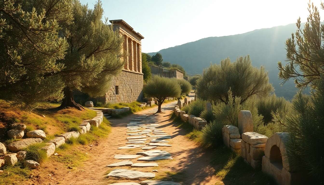 Randonn&eacute;e sur les traces de la gr&egrave;ce antique