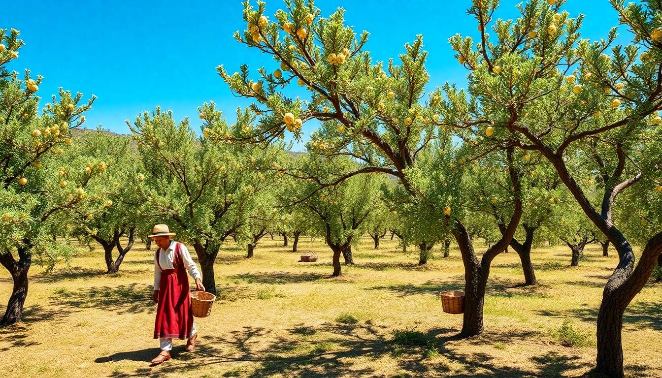 Récolte et production traditionnelles du mastic Récolte et production traditionnelles du mastic