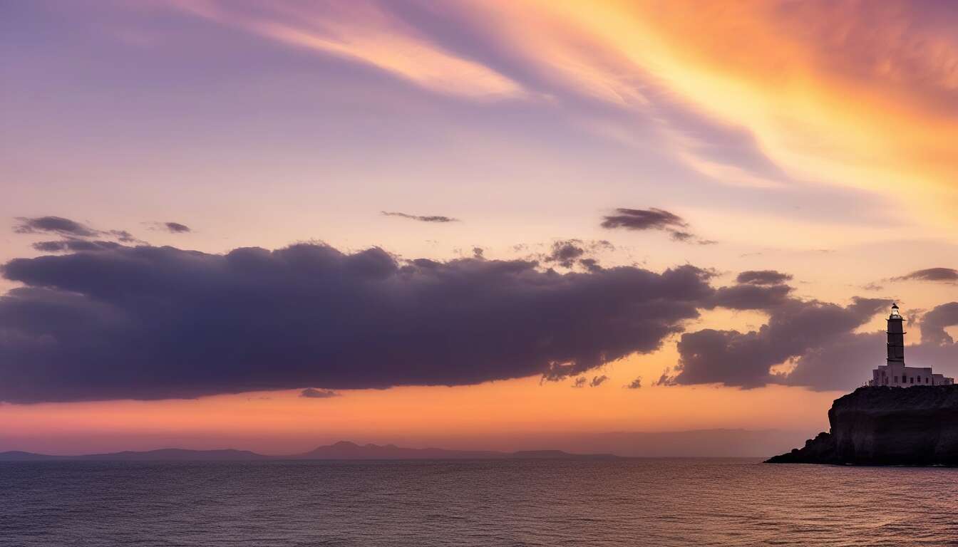 Le phare d'akrotiri : un panorama époustouflant Le phare d'akrotiri : un panorama époustouflant