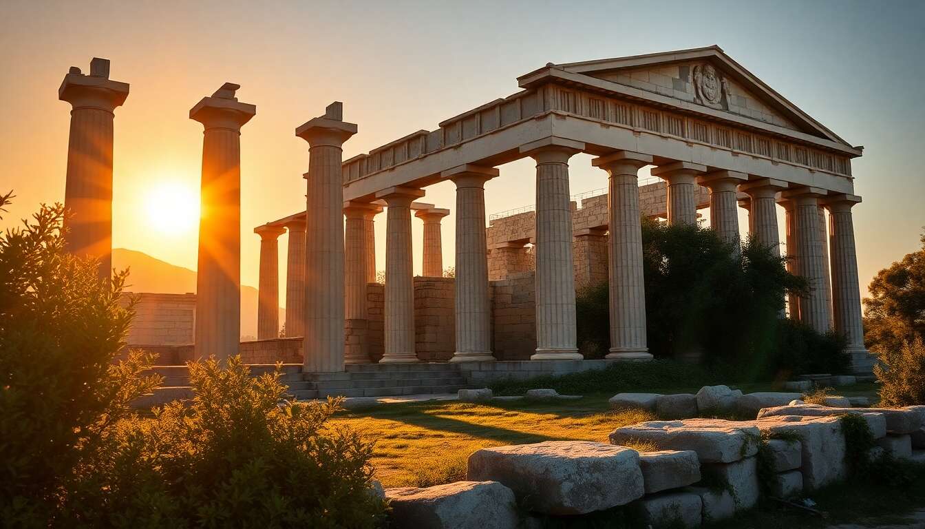 D&eacute;couverte du site arch&eacute;ologique de l'ancienne corinthe