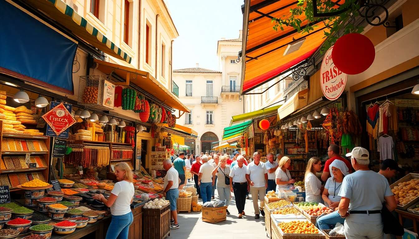Voyager au c&oelig;ur des bazars grecs