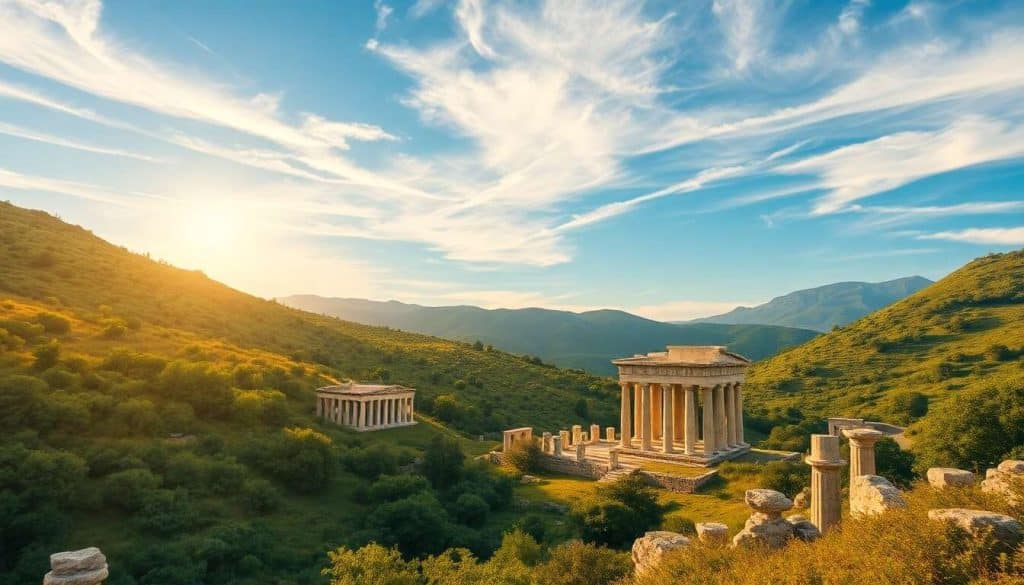 Circuit inspiré mythes grecs: plongée historique