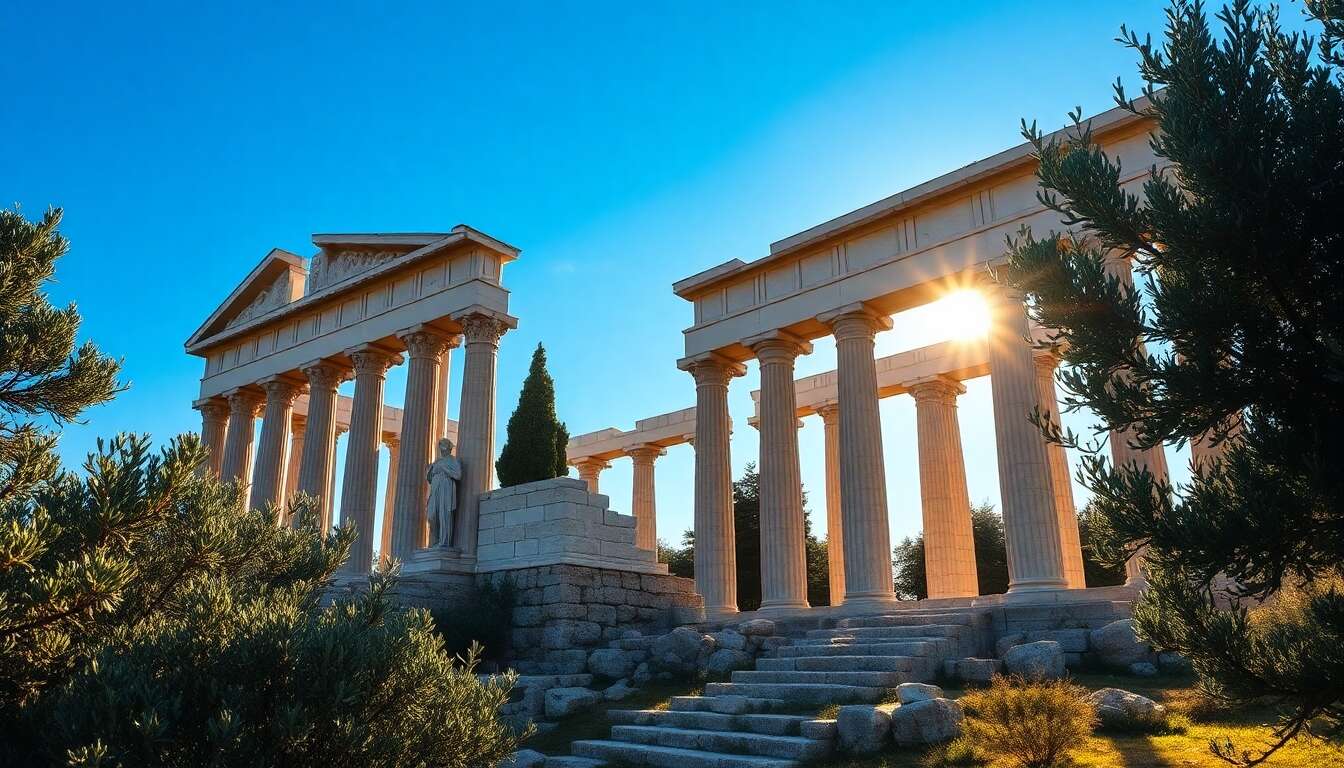 Itinéraires emblématiques des mythes grecs Itinéraires emblématiques des mythes grecs