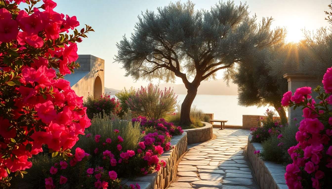 &agrave; la d&eacute;couverte des jardins secrets des cyclades