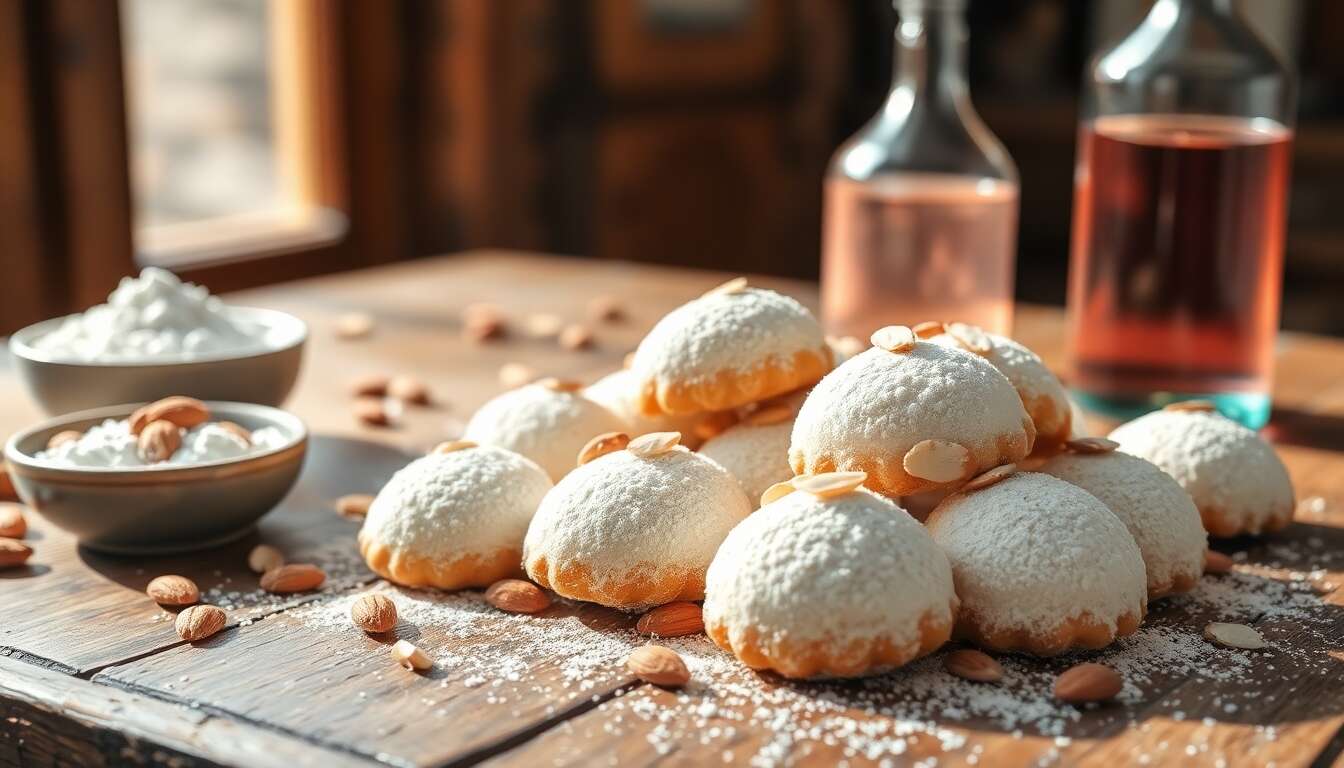 Recette d'Amygdalota : délice Grec aux Amandes
