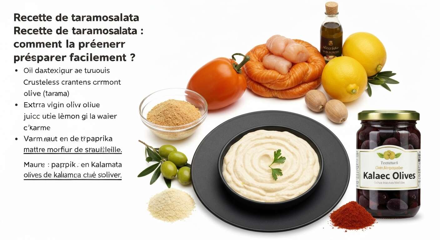 Recette de taramosalata : comment la préparer facilement ?