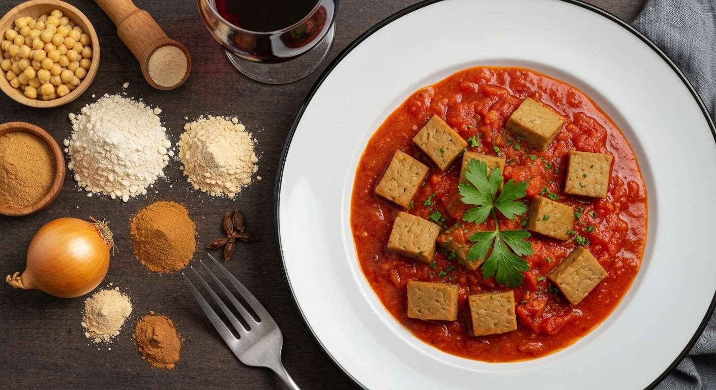 Pastitsada de Seitan: l'Alternative Végane qui Embellit les Spécialités Grecques