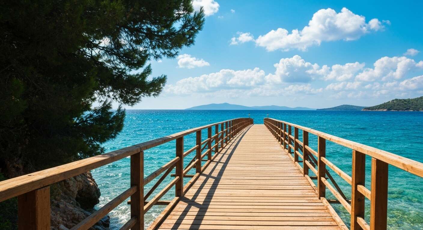 Vue panoramique sur la mer &eacute;g&eacute;e : un havre de paix &agrave; spathi