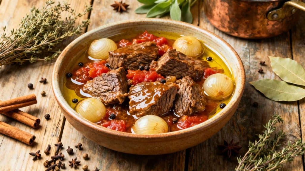 Stifado : recette du mijoté de boeuf grec traditionnel