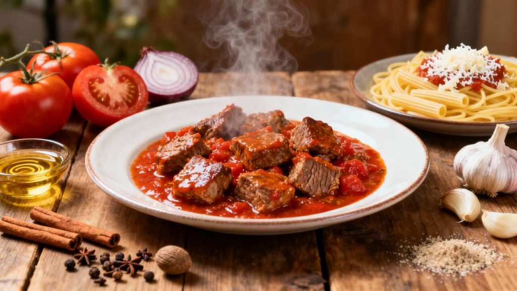 Pastitsada de Veau à la Corfiote: l'Ode aux Épices et au Ragoût Méditerranéen