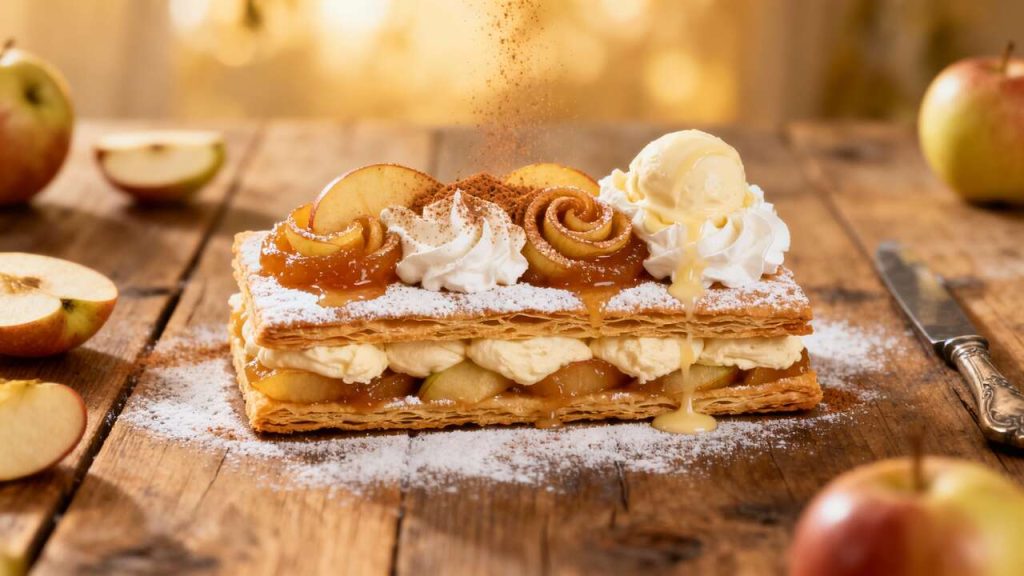Millefeuille aux Pommes du Verger : recette Gourmande