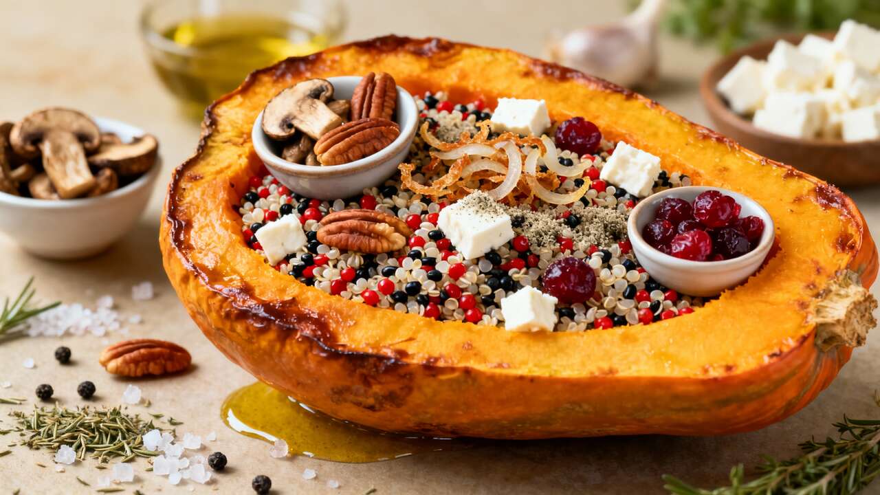 Potimarron farci au quinoa : recette savoureuse et saine