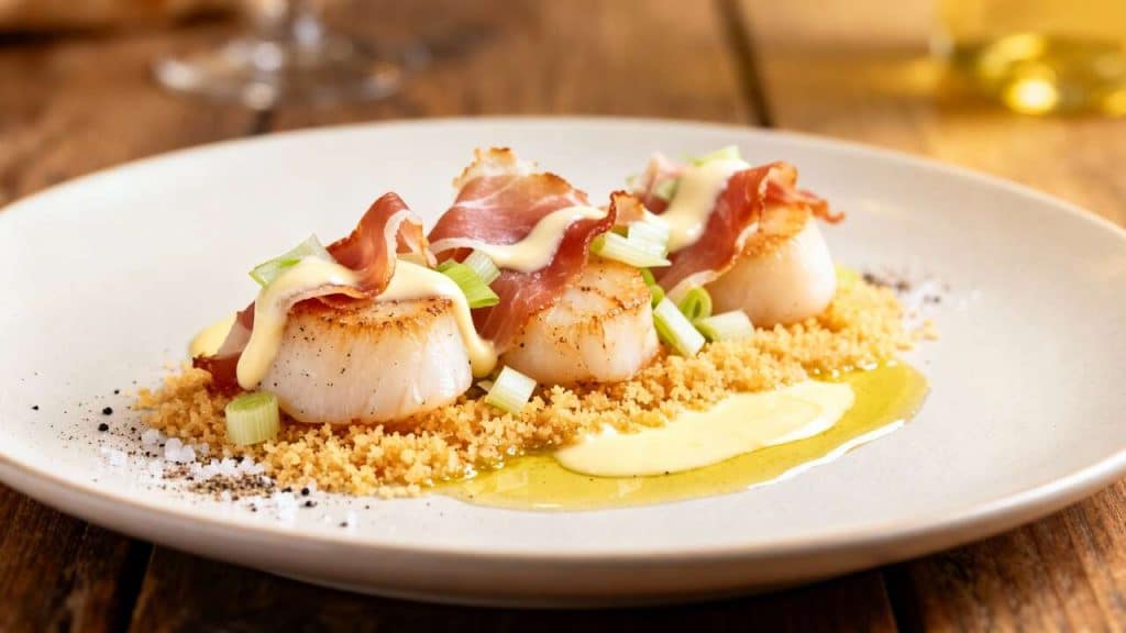 Coquille Saint-Jacques au Jambon de Parme : recette Gourmande