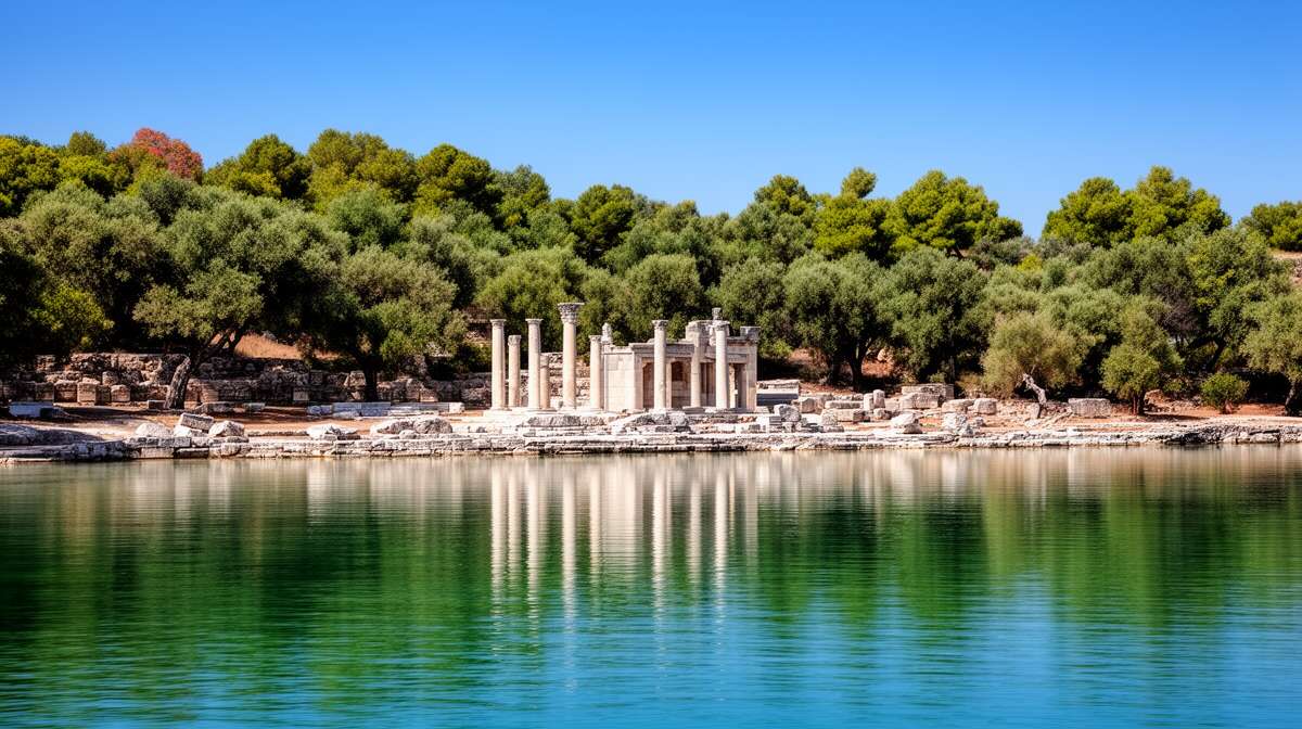 Le lac de vouliagmeni : une oasis naturelle Le lac de vouliagmeni : une oasis naturelle
