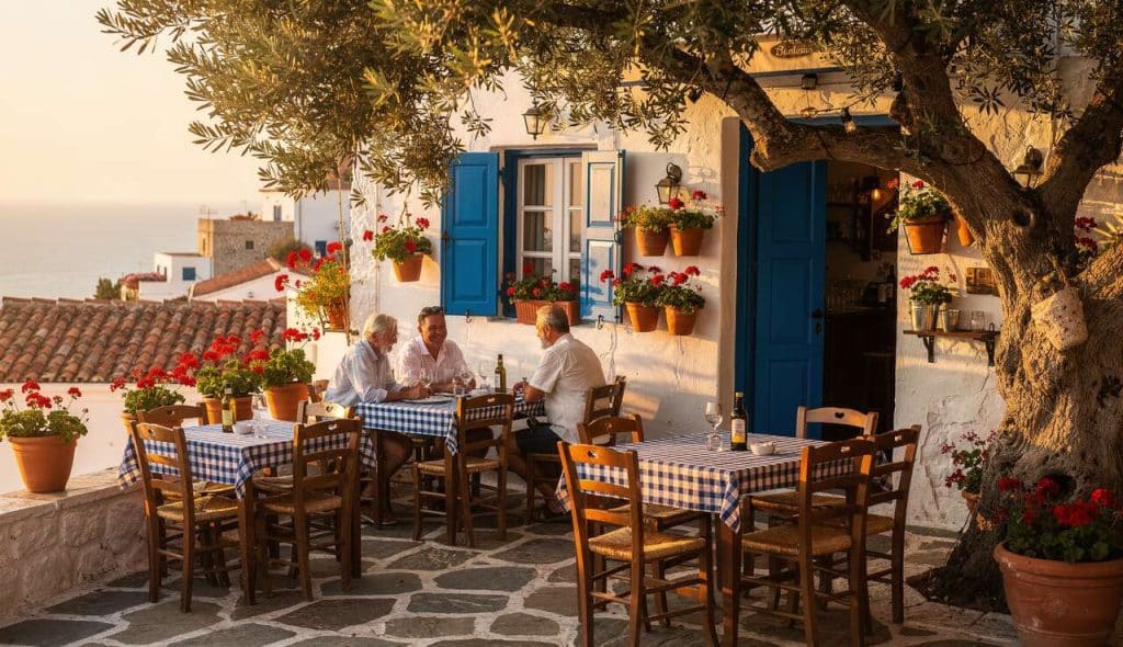 Avli : taverne authentique cachée en Grèce