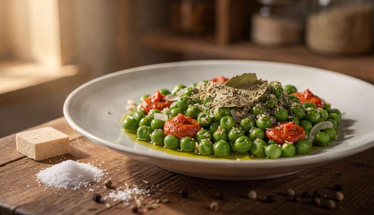 Mijot&eacute; de petits pois proven&ccedil;al : recette parfum&eacute;e