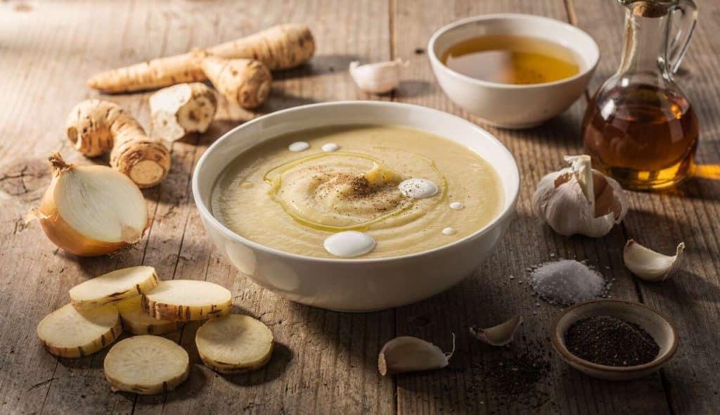 Recette : soupe de panais et topinambour