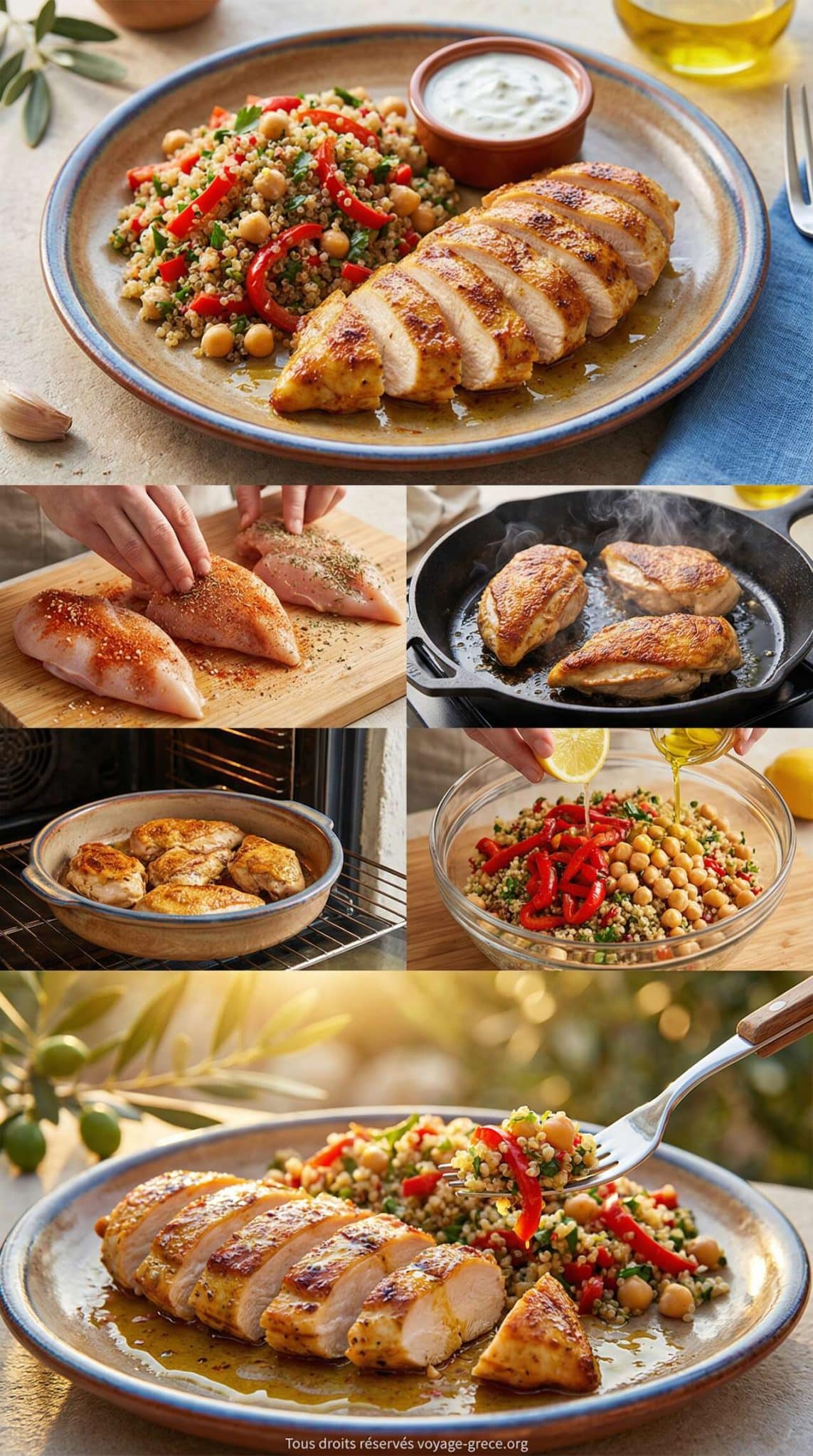 Fiche recette Recette parfaite : poulet à l'ail et salade Fiche recette Recette parfaite : poulet à l'ail et salade