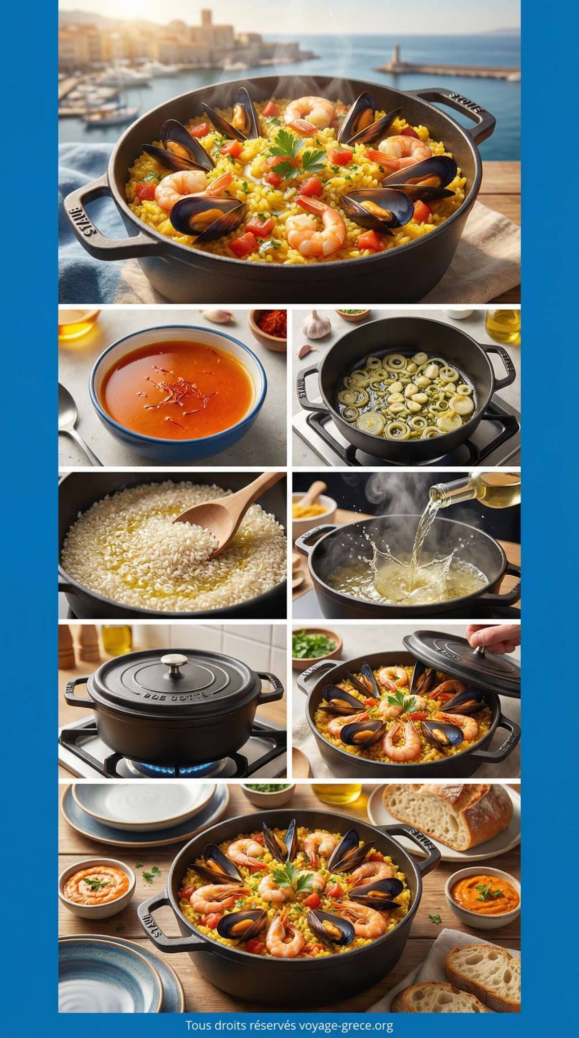 Fiche recette Pilaf de riz &agrave; la marseillaise : d&eacute;couvrez la recette authentique