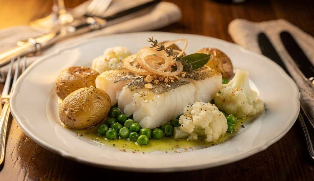 Cotriade de cabillaud : recette savoureuse aux petits pois et choux-fleurs
