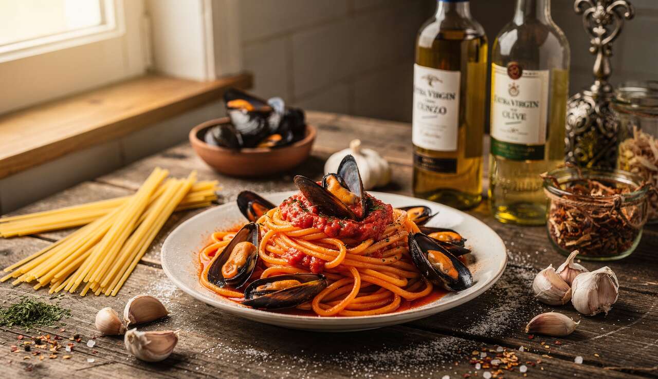 Recette de linguinis aux moules savoureuses