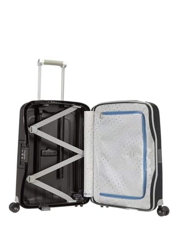 Découvrez notre analyse détaillée du bagage cabine Samsonite S'Cure Spinner S 55 cm : robustesse, design et caractéristiques à ne pas manquer pour vos voyages