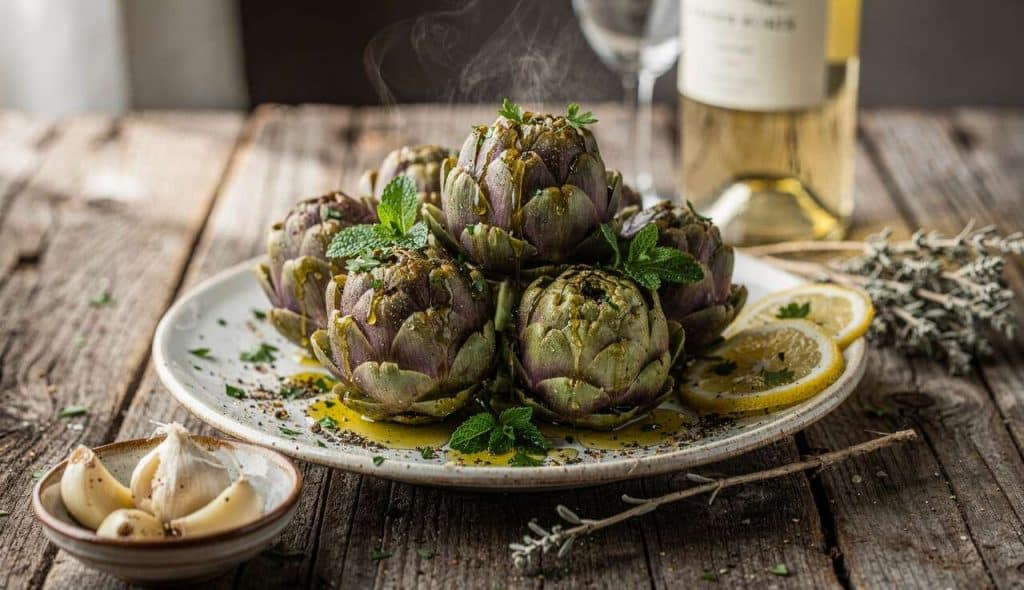 Artichauts à la romaine : recette authentique