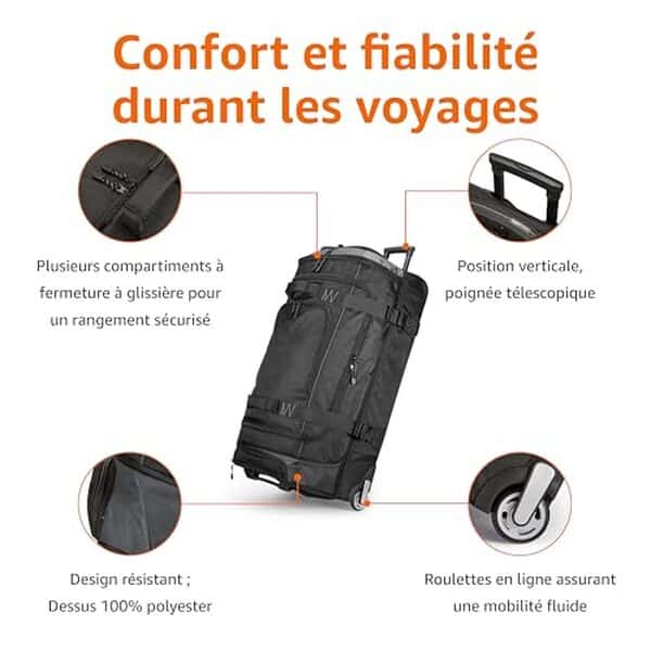 Explorez la performance et la qualité du sac de voyage à roulettes Amazon Basics 137L, votre compagnon idéal pour des voyages sans tracas. Découvrez ses caractéristiques exceptionnelles dans notre test détaillé