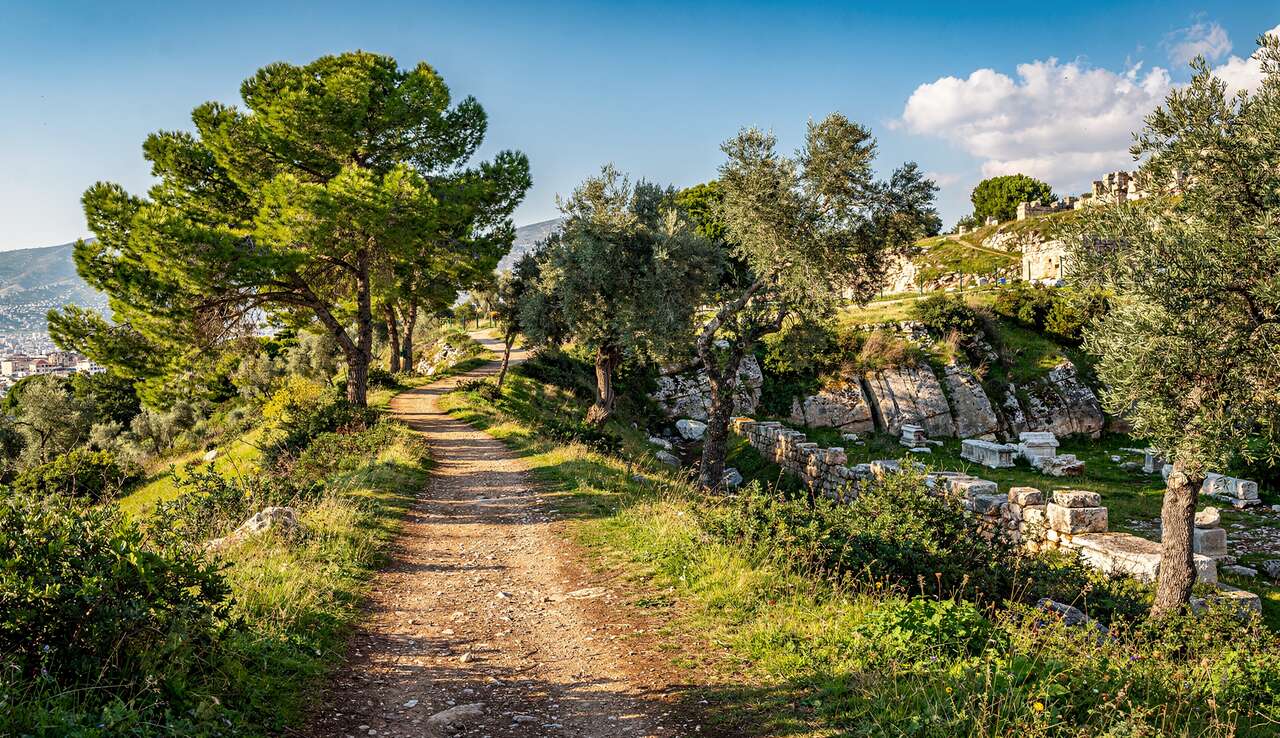 Randonner sur la colline de filopappou