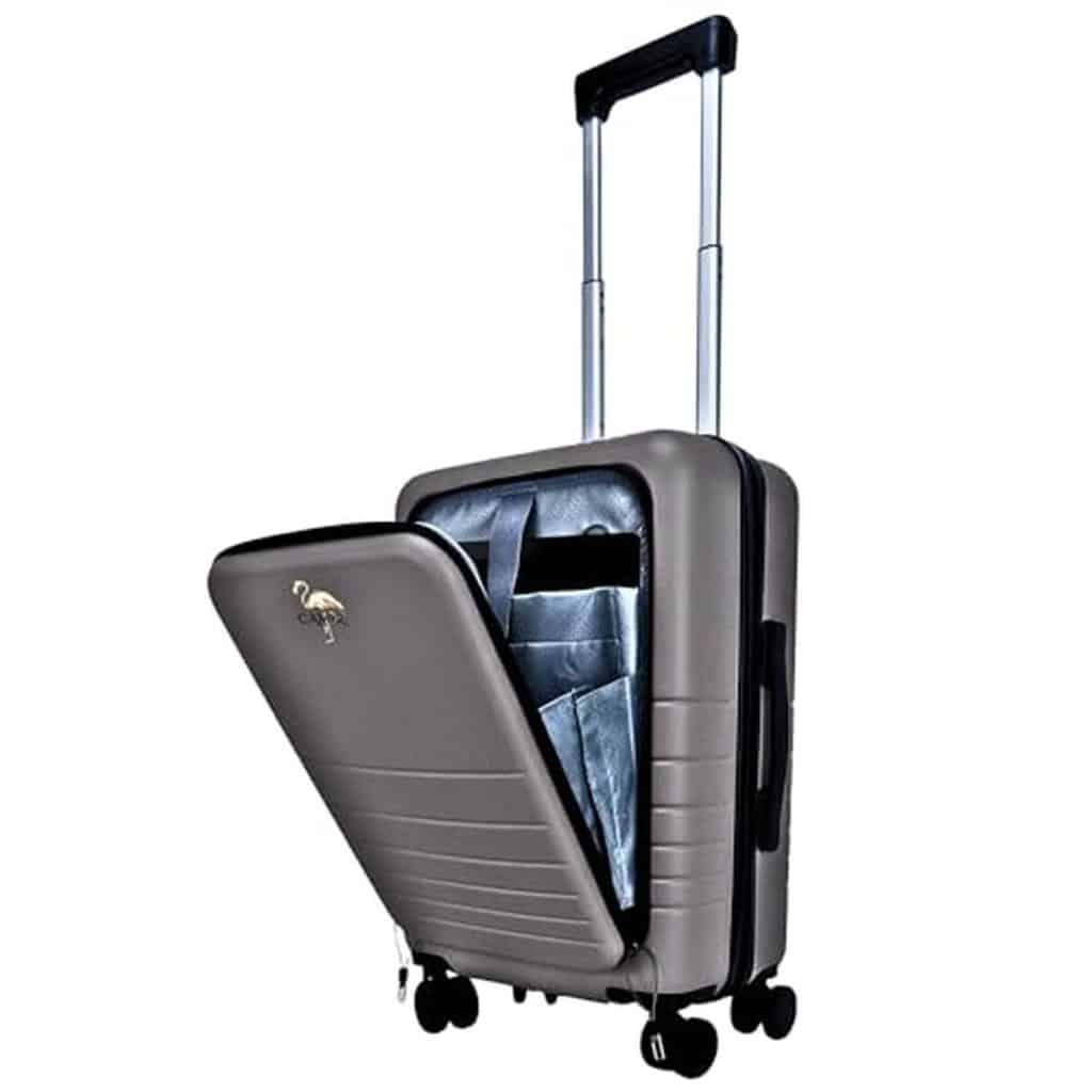 Test de la valise cabine CAMIR M4268782 : bagage intelligent avec USB et serrure TSA