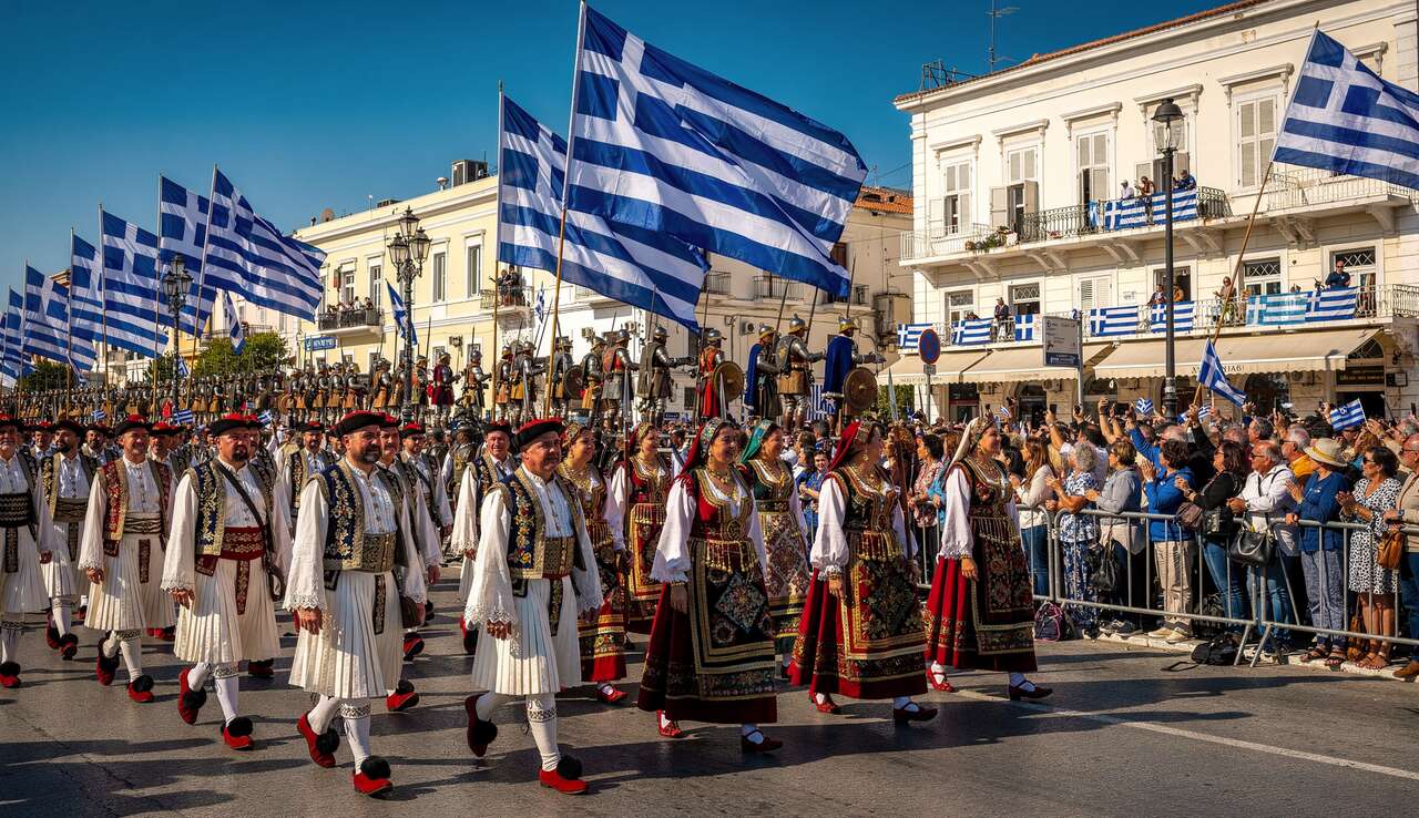 Fête nationale en Grèce : jour férié le 25 mars