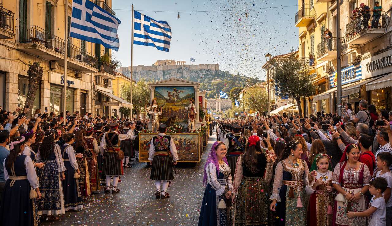 C&eacute;r&eacute;monies et d&eacute;fil&eacute;s traditionnels