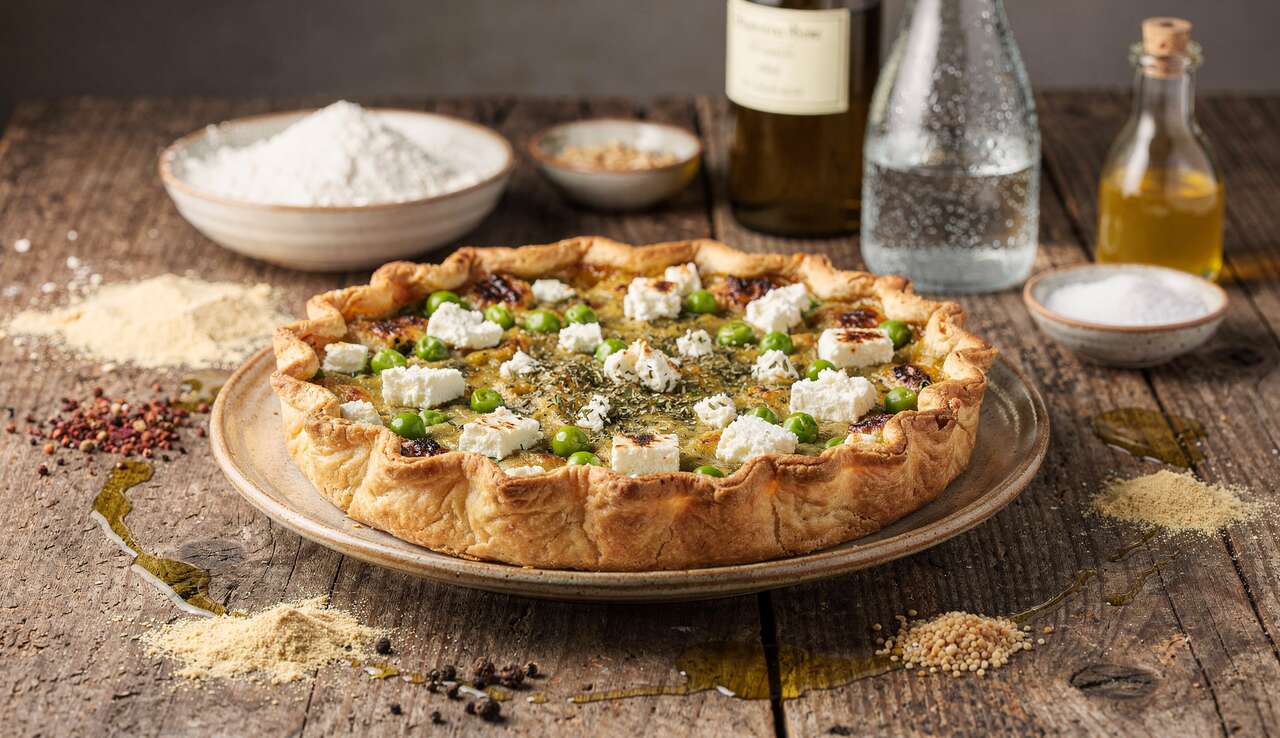 Tarte aux petits pois : recette facile et savoureuse